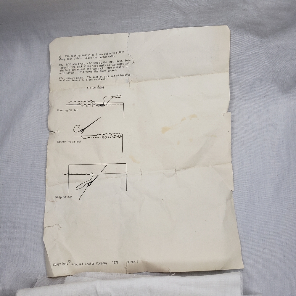 1976 3D Wall Hanging Pattern Thread Not Included - Picture 6 of 7